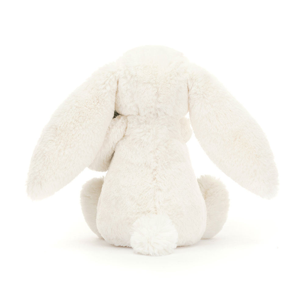 Jellycat Bashful cream bunny little soft toy – luxury plush bunny with soft cream fur, long floppy ears, and a cuddly, huggable design. Perfect gift for babies, kids, and collectors. Timeless plush toy for all ages. Christmas tree gold star