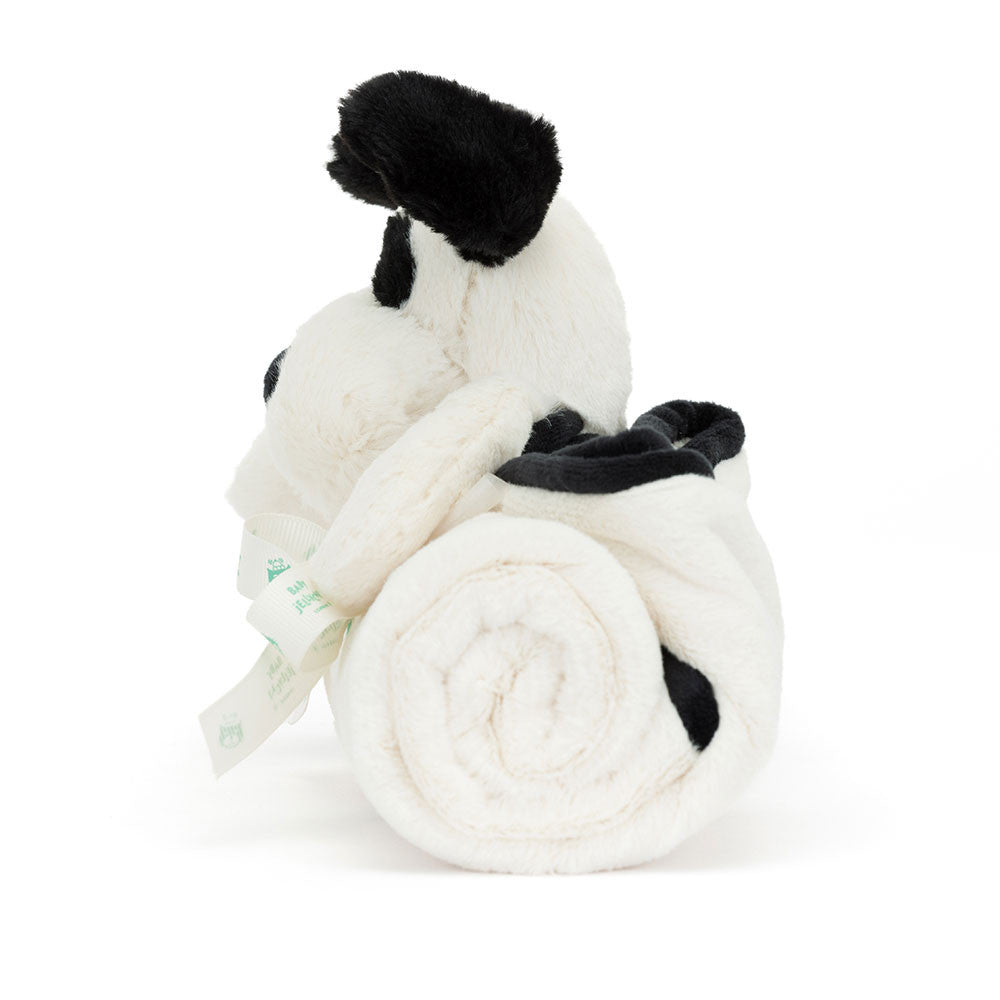 Jellycat Bashful Black & Cream Puppy Blankie (NEW! later in July)