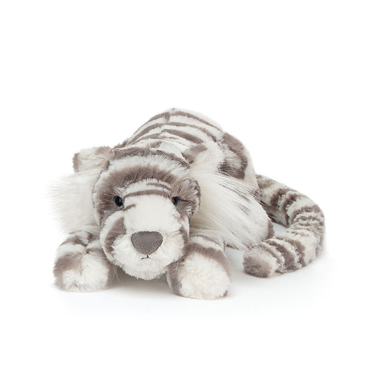 Jellycat Sacha Snow Tiger Little